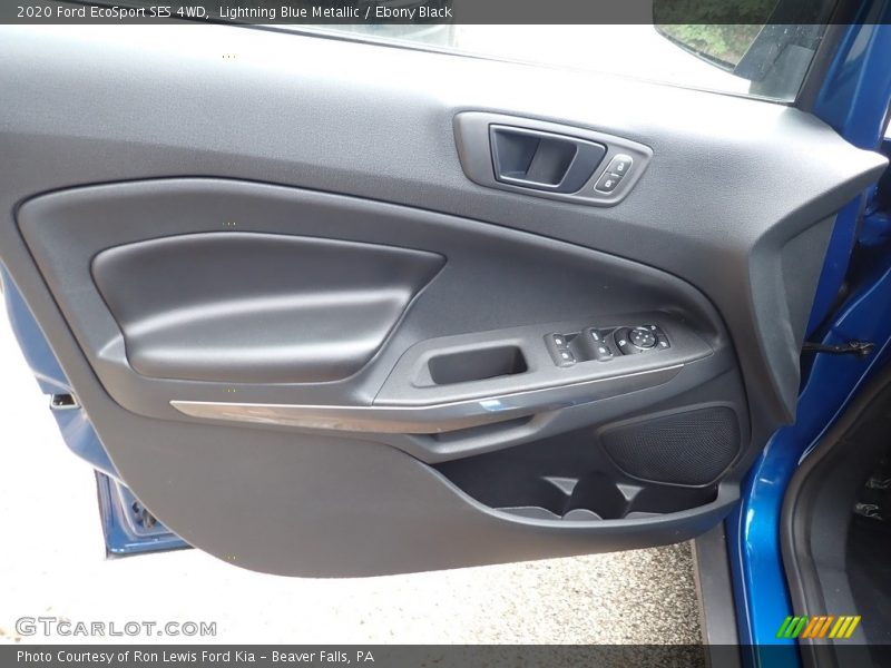 Lightning Blue Metallic / Ebony Black 2020 Ford EcoSport SES 4WD