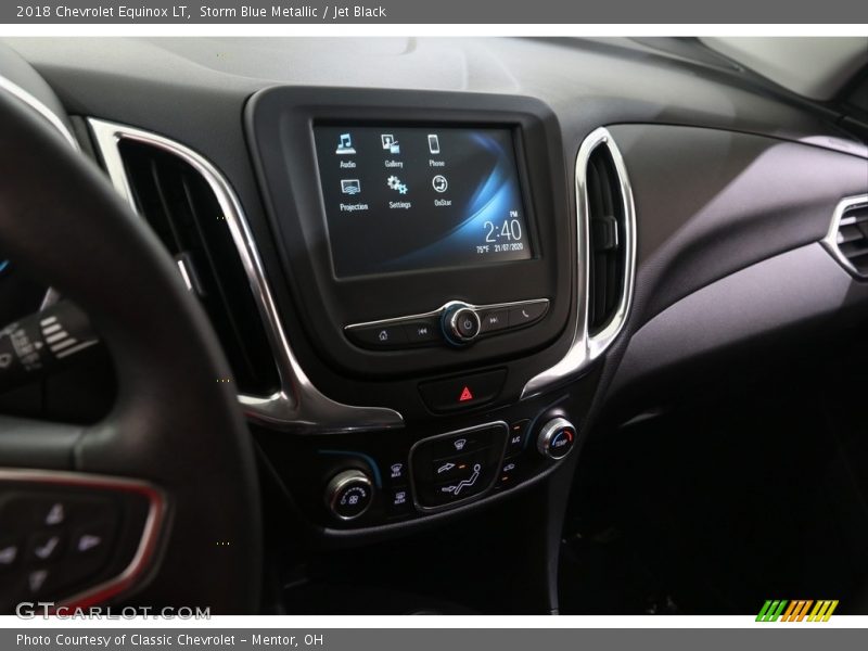 Storm Blue Metallic / Jet Black 2018 Chevrolet Equinox LT