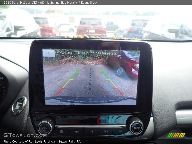 Lightning Blue Metallic / Ebony Black 2020 Ford EcoSport SES 4WD