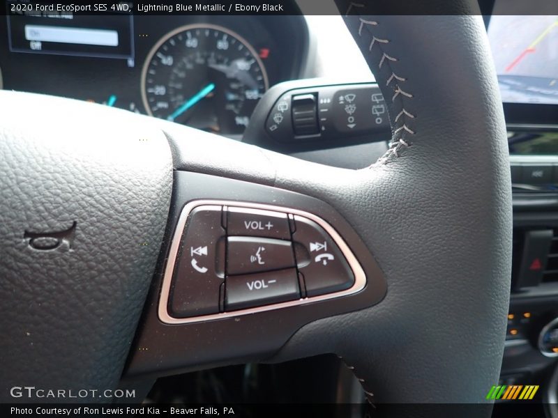 Lightning Blue Metallic / Ebony Black 2020 Ford EcoSport SES 4WD