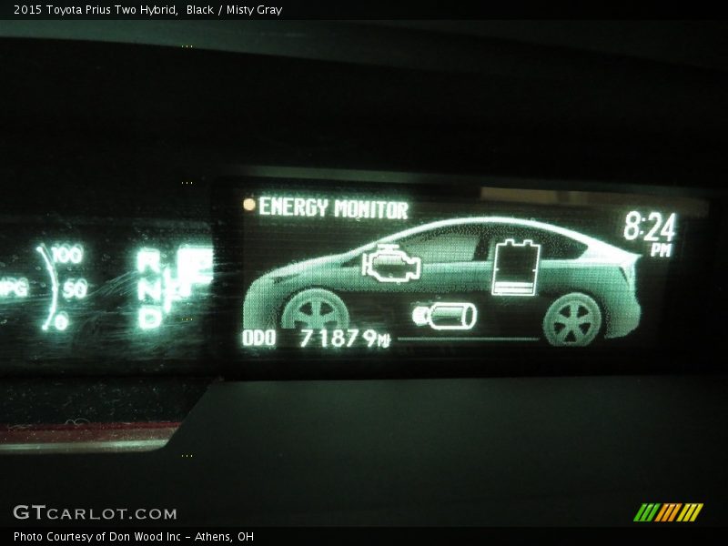 Black / Misty Gray 2015 Toyota Prius Two Hybrid