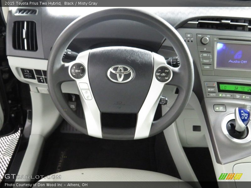 Black / Misty Gray 2015 Toyota Prius Two Hybrid