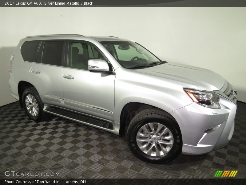 Silver Lining Metallic / Black 2017 Lexus GX 460