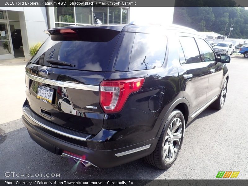Shadow Black / Medium Soft Ceramic 2018 Ford Explorer Platinum 4WD
