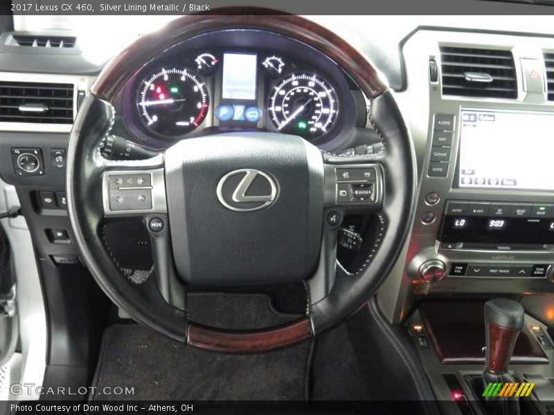 Silver Lining Metallic / Black 2017 Lexus GX 460