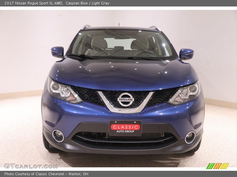 Caspian Blue / Light Gray 2017 Nissan Rogue Sport SL AWD