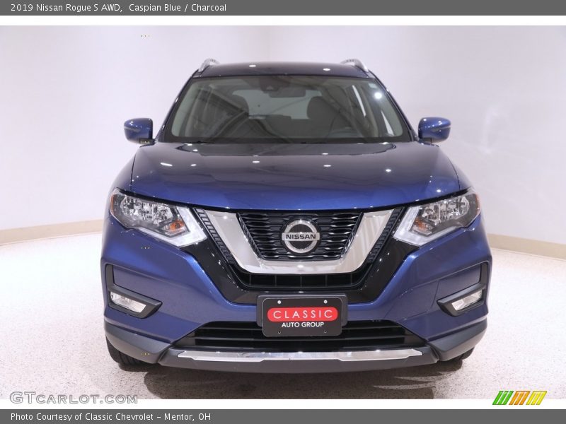 Caspian Blue / Charcoal 2019 Nissan Rogue S AWD