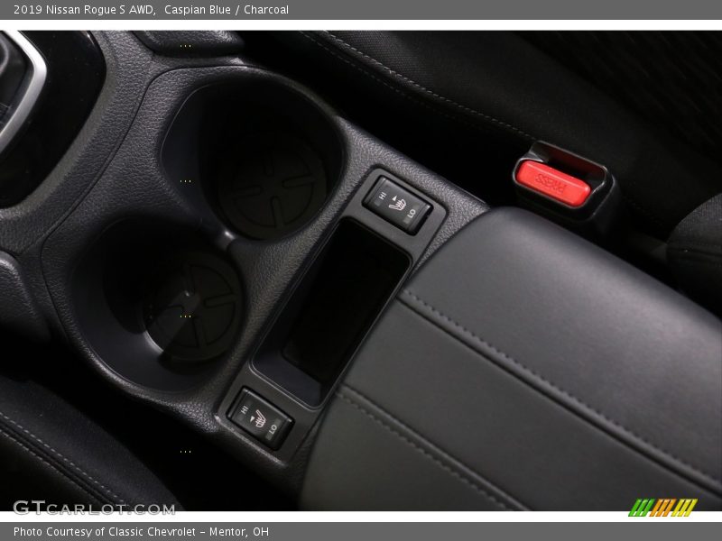 Caspian Blue / Charcoal 2019 Nissan Rogue S AWD