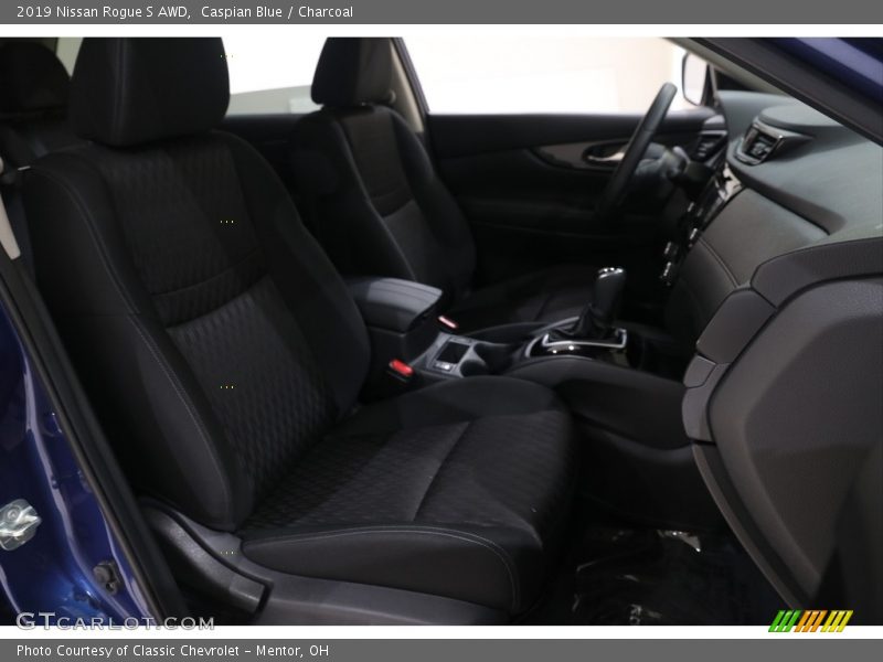 Caspian Blue / Charcoal 2019 Nissan Rogue S AWD