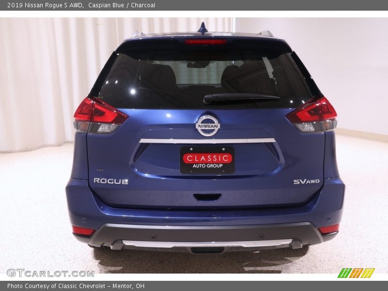 Caspian Blue / Charcoal 2019 Nissan Rogue S AWD