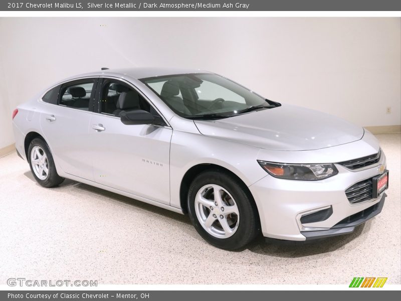 Silver Ice Metallic / Dark Atmosphere/Medium Ash Gray 2017 Chevrolet Malibu LS