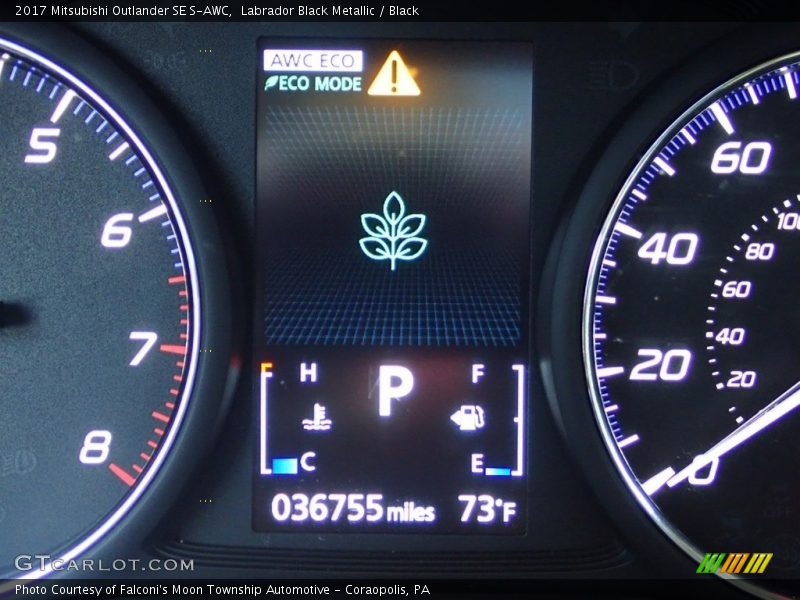 Labrador Black Metallic / Black 2017 Mitsubishi Outlander SE S-AWC