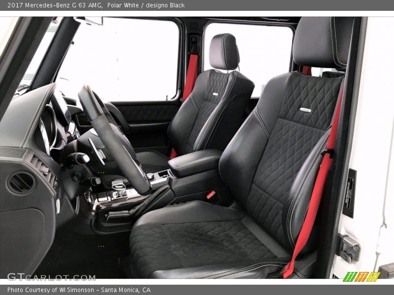 Front Seat of 2017 G 63 AMG