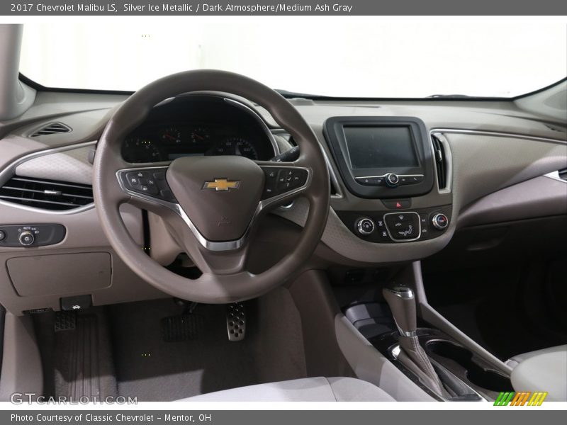 Silver Ice Metallic / Dark Atmosphere/Medium Ash Gray 2017 Chevrolet Malibu LS