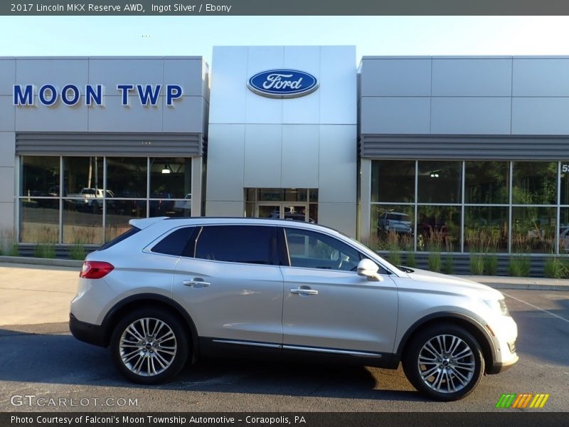 Ingot Silver / Ebony 2017 Lincoln MKX Reserve AWD