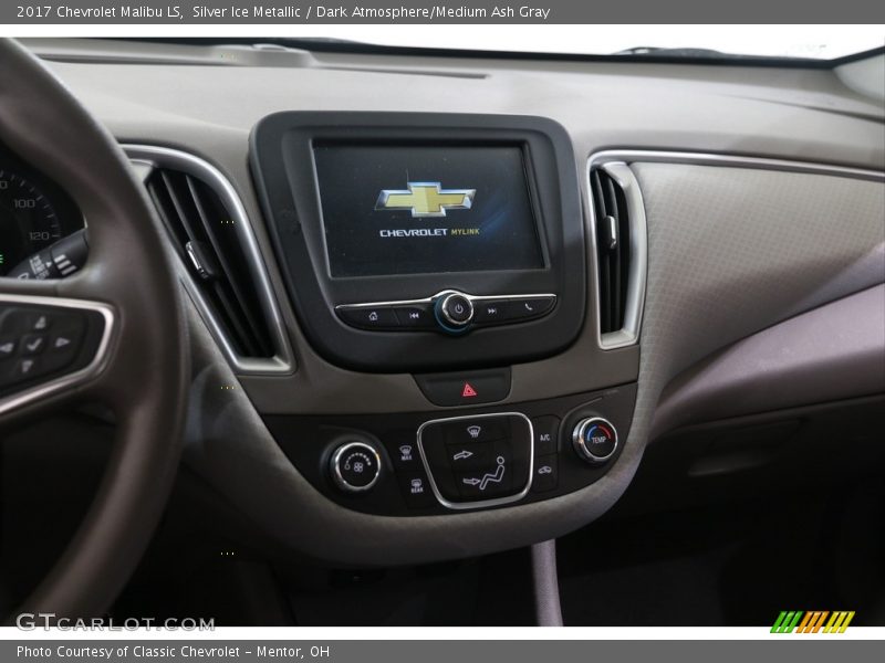 Silver Ice Metallic / Dark Atmosphere/Medium Ash Gray 2017 Chevrolet Malibu LS
