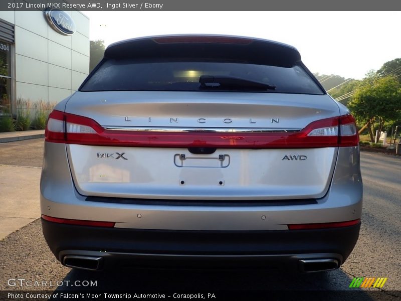 Ingot Silver / Ebony 2017 Lincoln MKX Reserve AWD