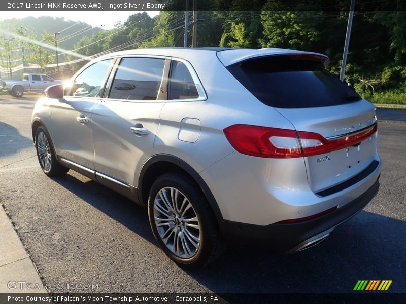 Ingot Silver / Ebony 2017 Lincoln MKX Reserve AWD