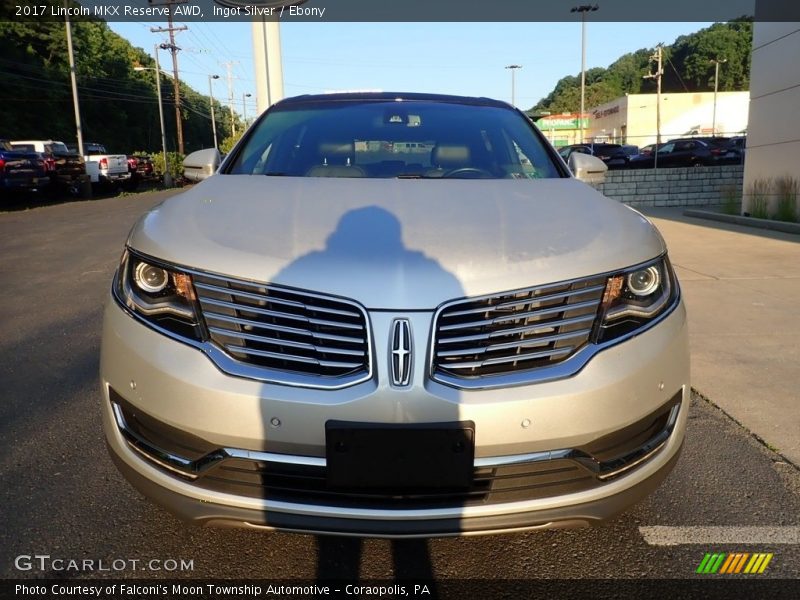 Ingot Silver / Ebony 2017 Lincoln MKX Reserve AWD