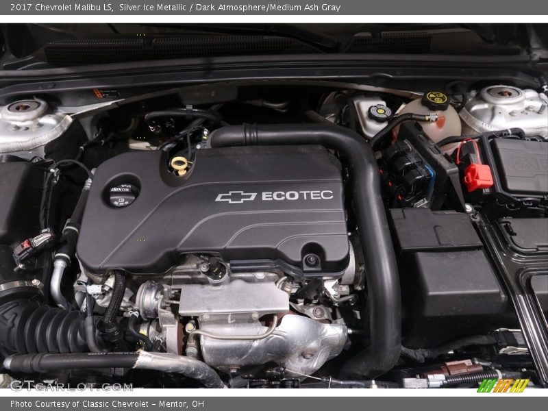 Silver Ice Metallic / Dark Atmosphere/Medium Ash Gray 2017 Chevrolet Malibu LS