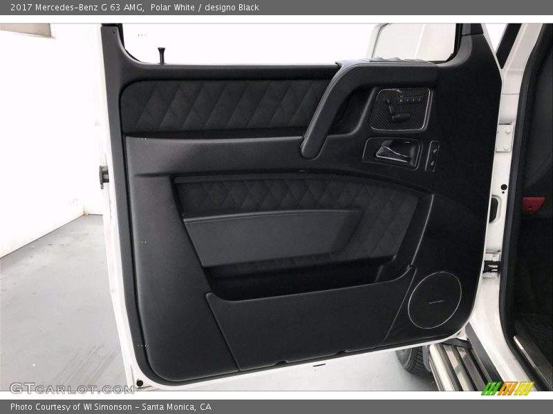 Polar White / designo Black 2017 Mercedes-Benz G 63 AMG
