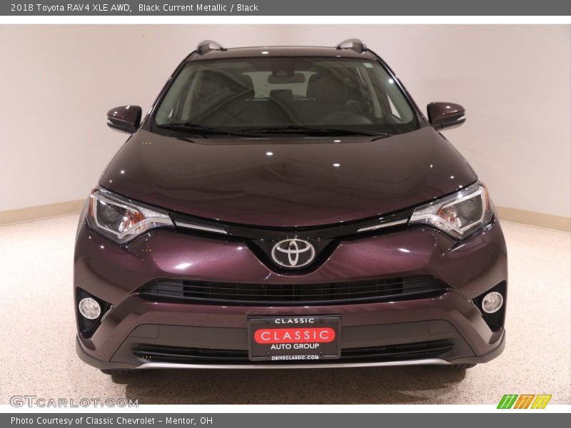 Black Current Metallic / Black 2018 Toyota RAV4 XLE AWD