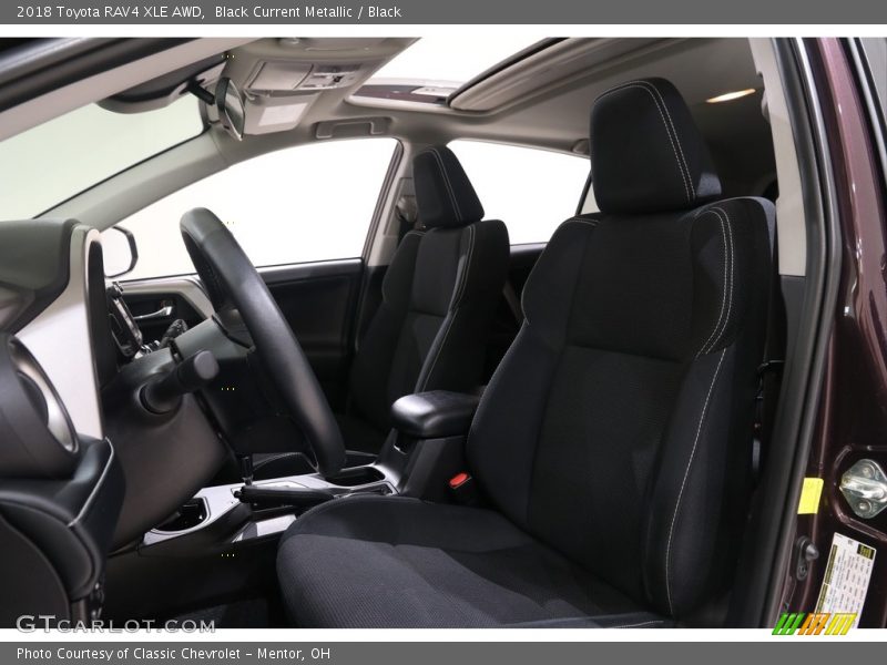 Black Current Metallic / Black 2018 Toyota RAV4 XLE AWD