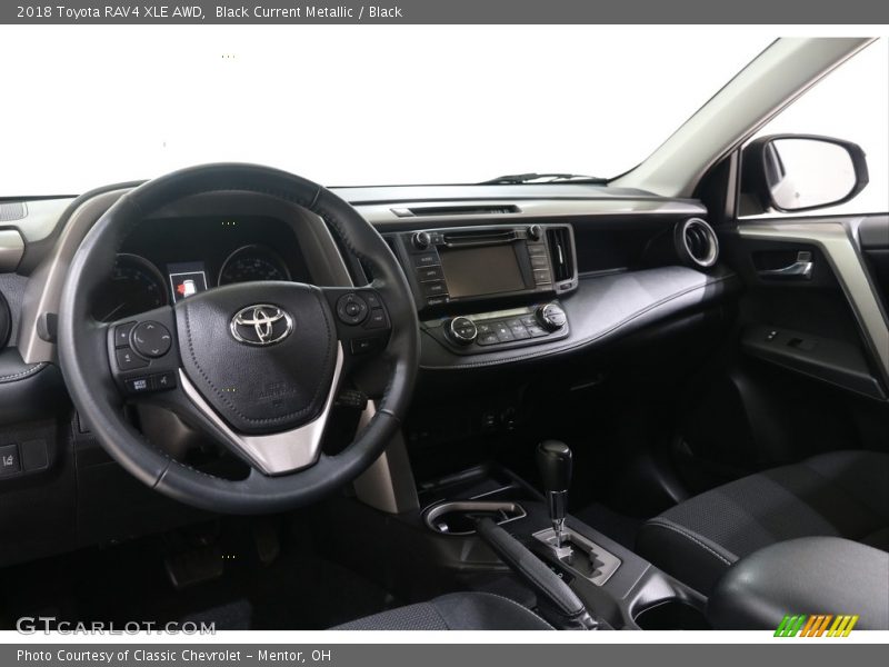 Black Current Metallic / Black 2018 Toyota RAV4 XLE AWD