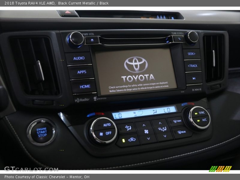 Black Current Metallic / Black 2018 Toyota RAV4 XLE AWD