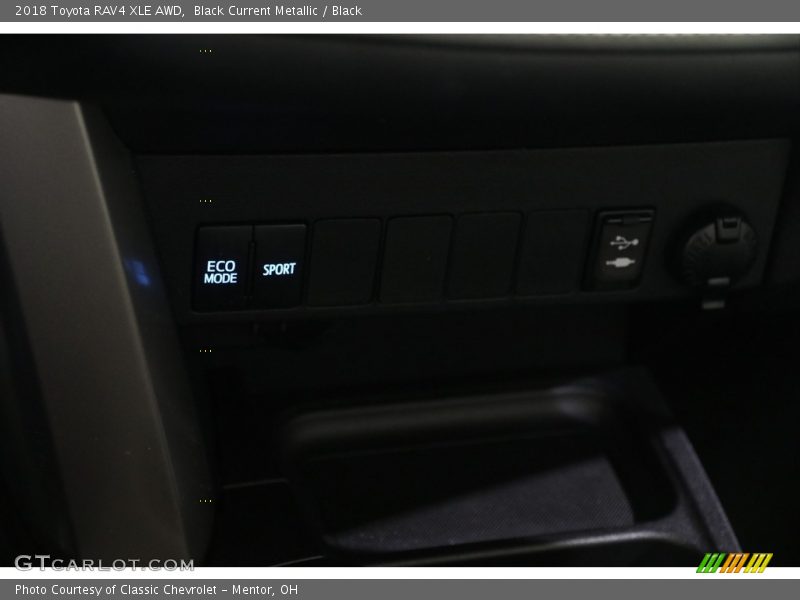 Black Current Metallic / Black 2018 Toyota RAV4 XLE AWD