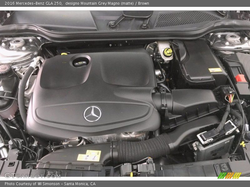  2016 GLA 250 Engine - 2.0 Liter DI Turbocharged DOHC 16-Valve VVT 4 Cylinder