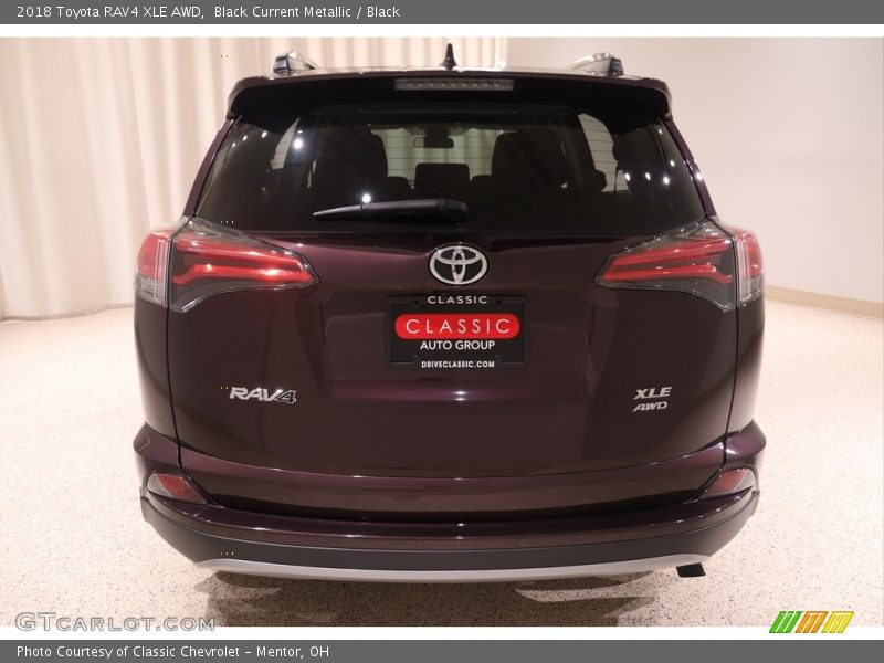 Black Current Metallic / Black 2018 Toyota RAV4 XLE AWD