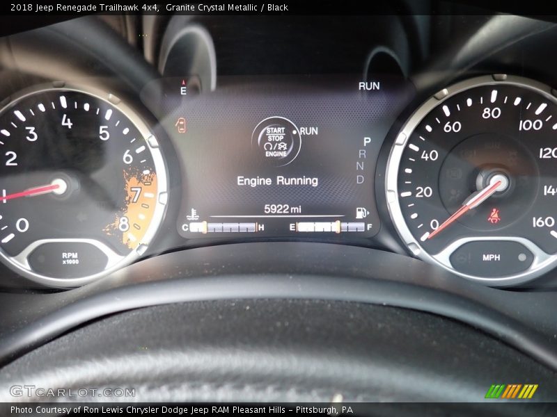 Granite Crystal Metallic / Black 2018 Jeep Renegade Trailhawk 4x4