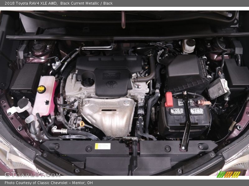 Black Current Metallic / Black 2018 Toyota RAV4 XLE AWD