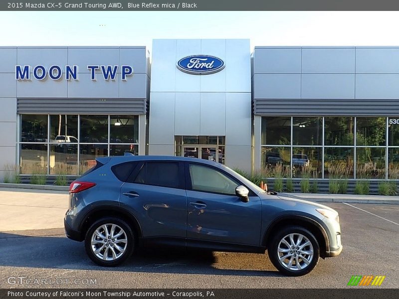 Blue Reflex mica / Black 2015 Mazda CX-5 Grand Touring AWD