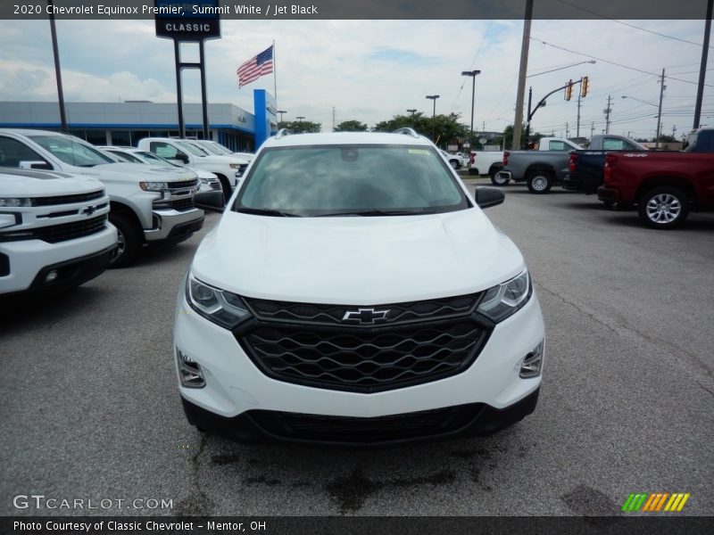 Summit White / Jet Black 2020 Chevrolet Equinox Premier