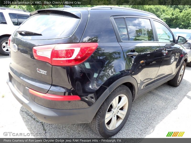 Black Cherry / Alpine Gray 2011 Kia Sportage LX AWD