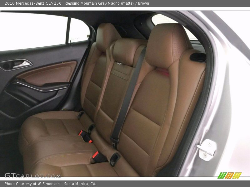 Rear Seat of 2016 GLA 250