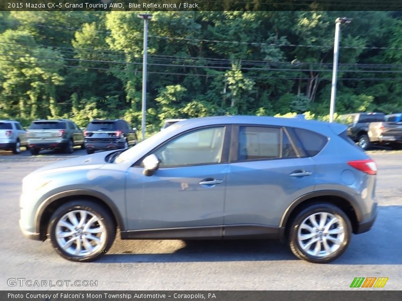 Blue Reflex mica / Black 2015 Mazda CX-5 Grand Touring AWD