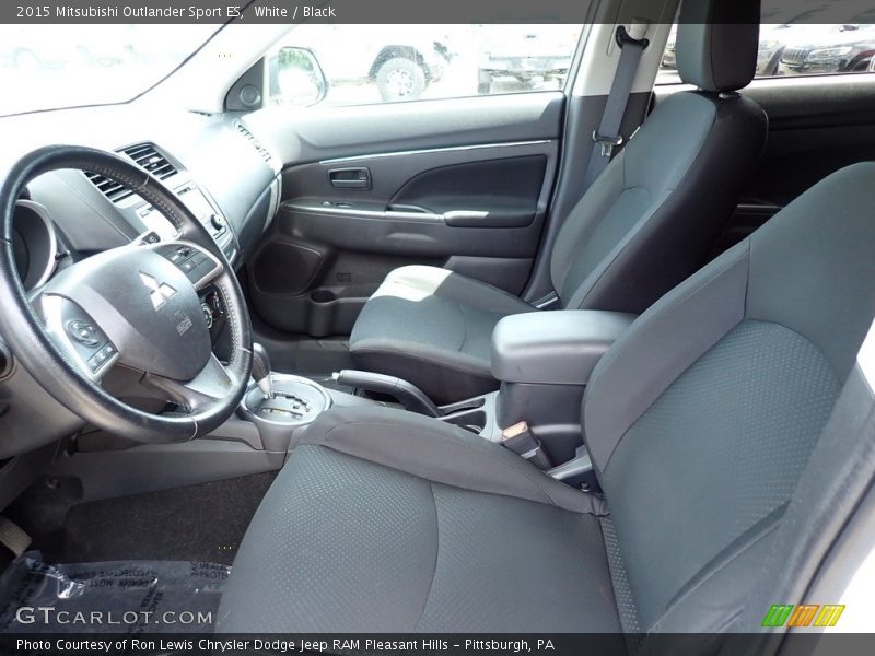 White / Black 2015 Mitsubishi Outlander Sport ES
