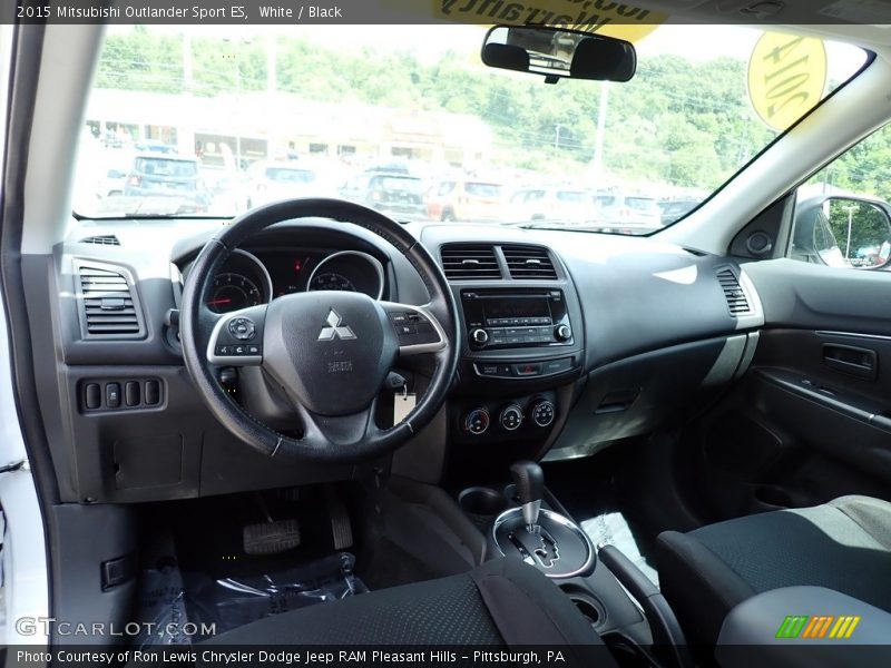 White / Black 2015 Mitsubishi Outlander Sport ES