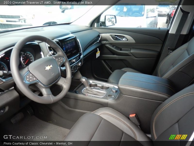 Silver Ice Metallic / Jet Black 2020 Chevrolet Traverse LT AWD