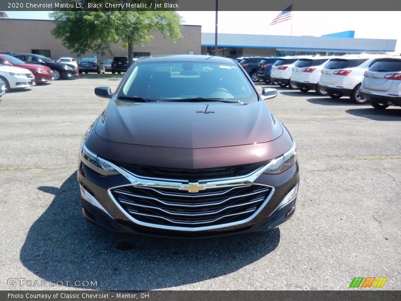 Black Cherry Metallic / Jet Black 2020 Chevrolet Malibu LS