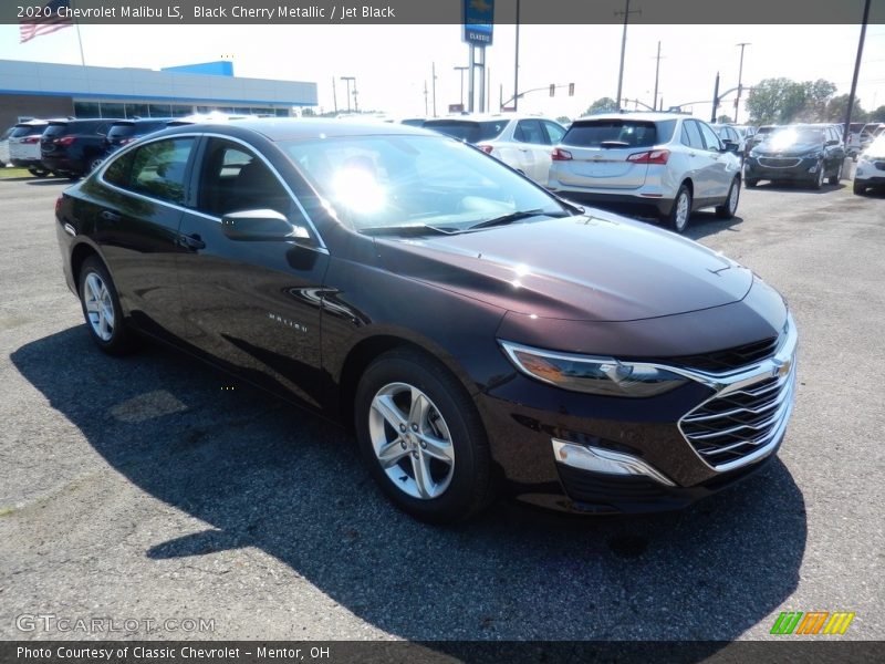 Black Cherry Metallic / Jet Black 2020 Chevrolet Malibu LS