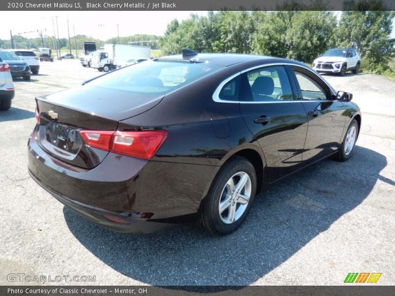 Black Cherry Metallic / Jet Black 2020 Chevrolet Malibu LS