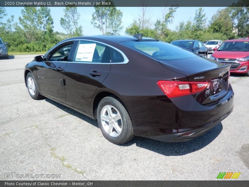 Black Cherry Metallic / Jet Black 2020 Chevrolet Malibu LS