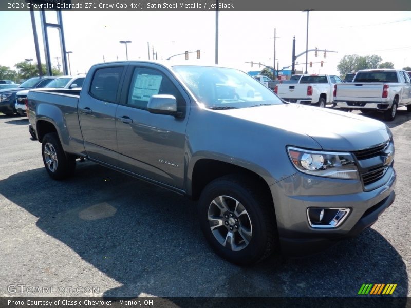 Satin Steel Metallic / Jet Black 2020 Chevrolet Colorado Z71 Crew Cab 4x4