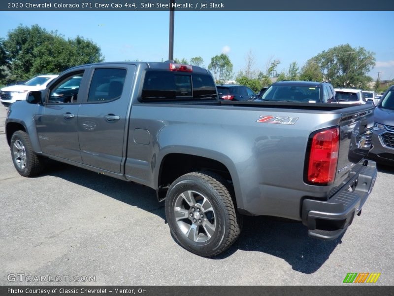 Satin Steel Metallic / Jet Black 2020 Chevrolet Colorado Z71 Crew Cab 4x4