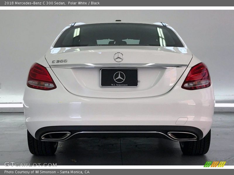 Polar White / Black 2018 Mercedes-Benz C 300 Sedan