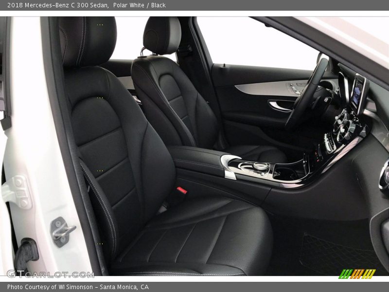 Polar White / Black 2018 Mercedes-Benz C 300 Sedan